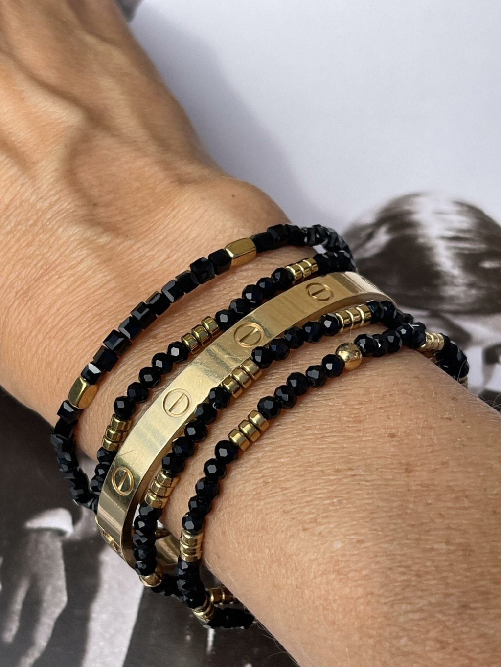 Armbånd Merle – Black 1.Stk